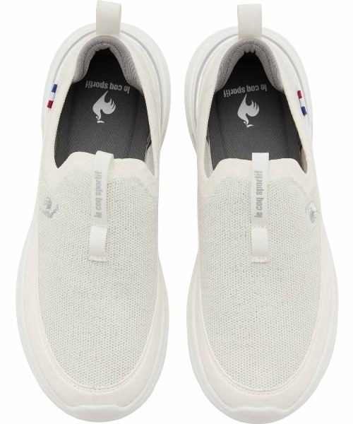 le coq sportif(ルコックスポルティフ)の「ルコックスポルティフ/LCS ロレーヌ FK 消臭/軽量スニーカー LU6SSN22LZ(スニーカー・レディース・ホワイト×シルバー/ベージュ系その他/ブラック×シルバー・25.0cm/22.5cm/23.0cm/23.5cm/24.0cm/24.5cm)」の7枚目の写真