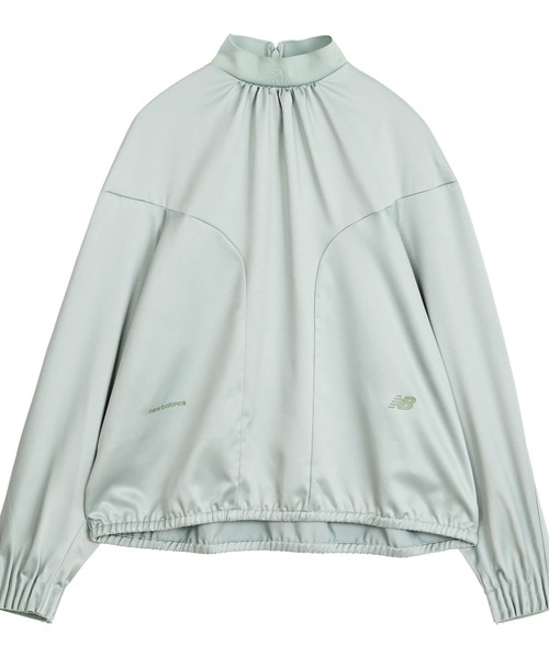 NEW BALANCE(ニューバランス)の「NB GREY プルオーバー(シャツ/ブラウス・レディース・ブラック/セージグリーン・LARGE/SMALL/MEDIUM/X-LARGE)」の13枚目の写真