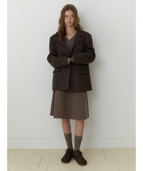 THEMITTEN(ザ・ミトン)の「Berg wool jacket (bark)(その他アウター・レディース・その他・FREE)」の2枚目の写真