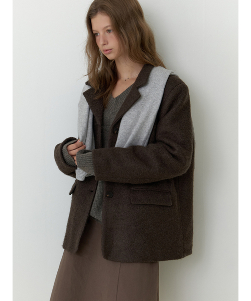 THEMITTEN(ザ・ミトン)の「Berg wool jacket (bark)(その他アウター・レディース・その他・FREE)」の6枚目の写真