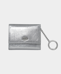 D.LAB（ディラップ）の「ベニー 3段財布-シルバー（札入れ/マネークリップ）」