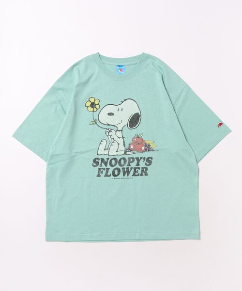 A BAG OF CHIPS（アバッグオブチップス）の「FRUIT OF THE LOOM/フルーツオブザルーム　FTL x PEANUTS Tシャツ（Tシャツ/カットソー・キッズ・ホワイト系その他2/アイボリー/サックスブルー/ホワイト系その他/ホワイト系その他3・S/M/L）」の5枚目の写真