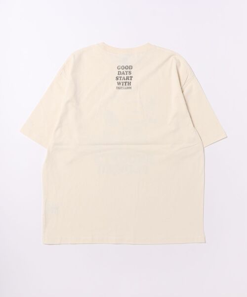 A BAG OF CHIPS（アバッグオブチップス）の「FRUIT OF THE LOOM/フルーツオブザルーム　FTL x PEANUTS Tシャツ（Tシャツ/カットソー・キッズ・ホワイト系その他2/アイボリー/サックスブルー/ホワイト系その他/ホワイト系その他3・S/M/L）」の9枚目の写真