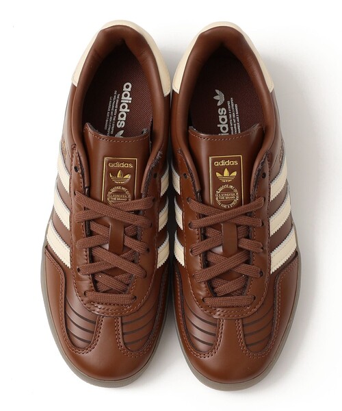 SHIPS（シップス）の「【SHIPS EXCLUSIVE】adidas originals:GAZELLE INDOOR LEATHER（スニーカー・レディース・ブラウン/ブラック・45/50/40）」の14枚目の写真