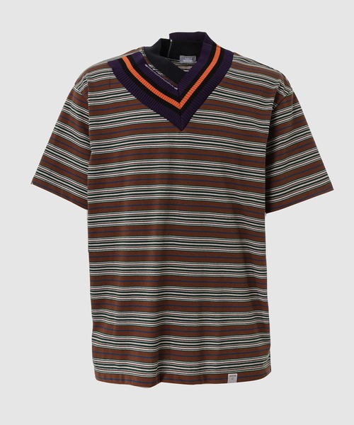 kolor BEACON(カラービーコン)の「26SBM-T02233(Tシャツ/カットソー・メンズ・オレンジ系その他/ブルー系その他/パープル系その他/グリーン系その他・3/2)」の2枚目の写真