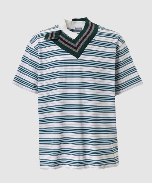kolor BEACON(カラービーコン)の「26SBM-T02233(Tシャツ/カットソー・メンズ・オレンジ系その他/ブルー系その他/パープル系その他/グリーン系その他・3/2)」の1枚目の写真