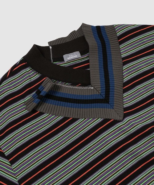 kolor BEACON(カラービーコン)の「26SBM-T02233(Tシャツ/カットソー・メンズ・オレンジ系その他/ブルー系その他/パープル系その他/グリーン系その他・3/2)」の6枚目の写真