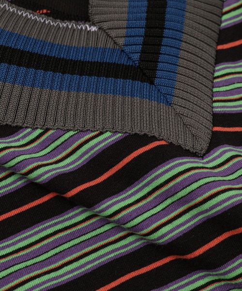 kolor BEACON(カラービーコン)の「26SBM-T02233(Tシャツ/カットソー・メンズ・オレンジ系その他/ブルー系その他/パープル系その他/グリーン系その他・3/2)」の8枚目の写真