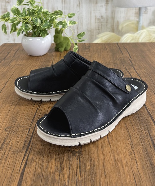 LUGG NAGG(ラグナグ)の「【WilsonLee】【スポっと】【軽量】コンフォート2WAYサンダル【3E】【リラックス】(サンダル・レディース・ブラウン/ブラック/ホワイト・S/M/L/LL)」の17枚目の写真