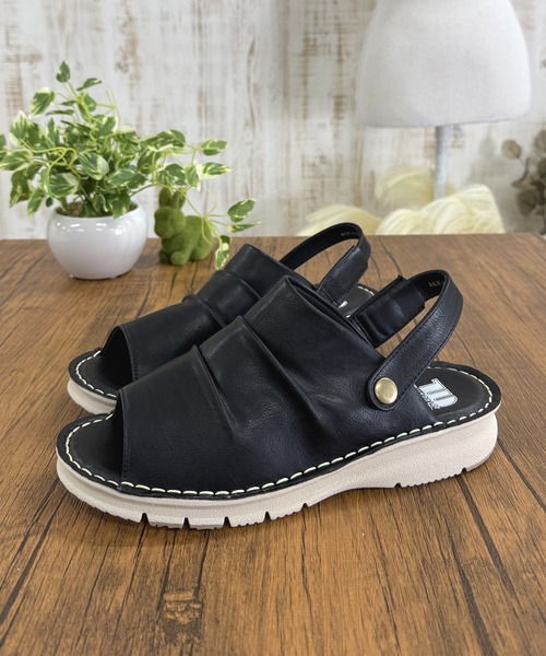 LUGG NAGG(ラグナグ)の「【WilsonLee】【スポっと】【軽量】コンフォート2WAYサンダル【3E】【リラックス】(サンダル・レディース・ブラウン/ブラック/ホワイト・S/M/L/LL)」の19枚目の写真