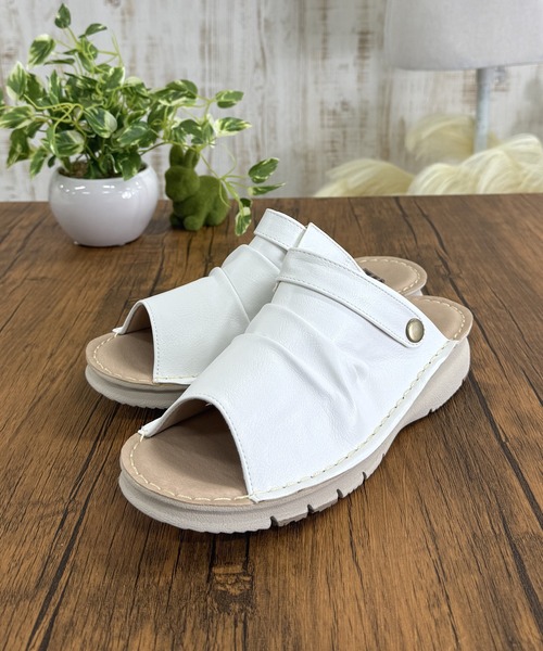 LUGG NAGG(ラグナグ)の「【WilsonLee】【スポっと】【軽量】コンフォート2WAYサンダル【3E】【リラックス】(サンダル・レディース・ブラウン/ブラック/ホワイト・S/M/L/LL)」の20枚目の写真