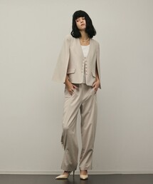 Diagram（ダイアグラム）の「トリアセケープスリーブジャケット（ノーカラージャケット）」