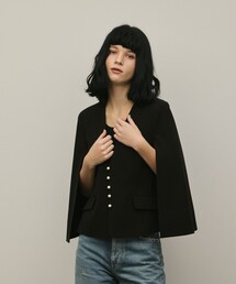 Diagram（ダイアグラム）の「トリアセケープスリーブジャケット（ノーカラージャケット）」