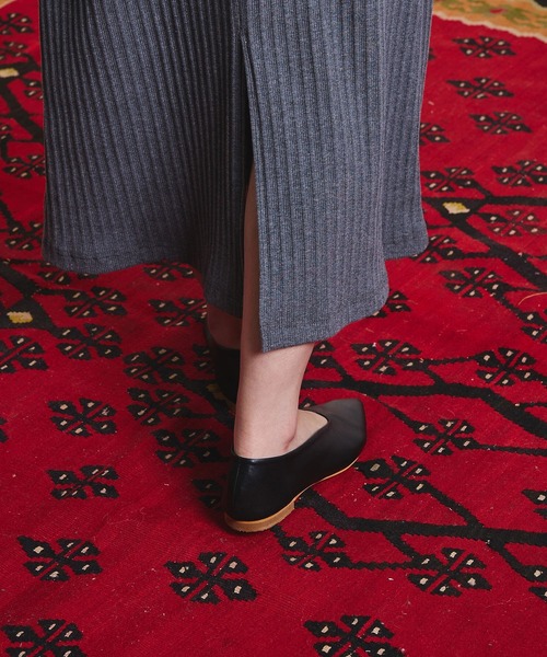 ROSE BUD(ローズバッド)の「POINTED FLAT SHOES(パンプス・レディース・ブラック/ブラウン/ピンク・36/37/38/39)」の4枚目の写真