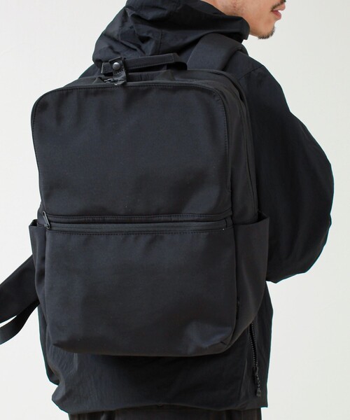 SML(エスエムエル)の「【SML/エスエムエル】RECTANGLE RUCKSACK(バックパック/リュック・メンズ・オリーブ/ブラック・FREE)」の8枚目の写真