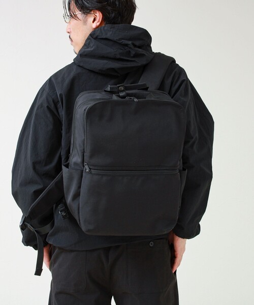 SML(エスエムエル)の「【SML/エスエムエル】RECTANGLE RUCKSACK(バックパック/リュック・メンズ・オリーブ/ブラック・FREE)」の9枚目の写真