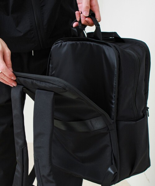 SML(エスエムエル)の「【SML/エスエムエル】RECTANGLE RUCKSACK(バックパック/リュック・メンズ・オリーブ/ブラック・FREE)」の13枚目の写真