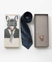 Quit Running（クイトランニング）の「ドッグデザイン ネクタイ CHILLWORK x JUBILEE ギフトボックス入り（ネクタイ）」