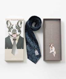 Quit Running（クイトランニング）の「ドッグデザイン ネクタイ CHILLWORK x JUBILEE ギフトボックス入り（ネクタイ）」