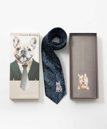 Quit Running（クイトランニング）の「ドッグデザイン ネクタイ CHILLWORK x JUBILEE ギフトボックス入り（ネクタイ）」