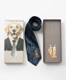 Quit Running（クイトランニング）の「ドッグデザイン ネクタイ CHILLWORK x JUBILEE ギフトボックス入り（ネクタイ）」