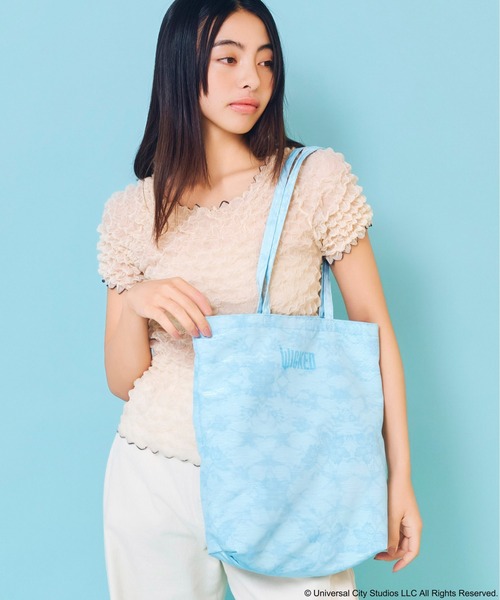 Casselini(キャセリーニ)の「Casselini(キャセリーニ)【WICKED× Casselini】フォトコラージュトート(トートバッグ・レディース・ブラック/ブルー/ピンク・FREE)」の7枚目の写真