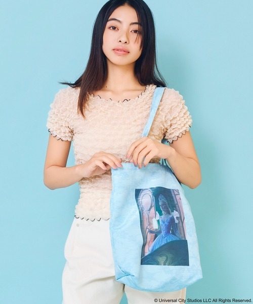 Casselini(キャセリーニ)の「Casselini(キャセリーニ)【WICKED× Casselini】フォトコラージュトート(トートバッグ・レディース・ブラック/ブルー/ピンク・FREE)」の9枚目の写真