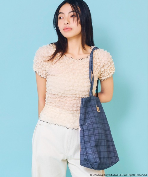 Casselini(キャセリーニ)の「Casselini(キャセリーニ)【WICKED× Casselini】フォトコラージュトート(トートバッグ・レディース・ブラック/ブルー/ピンク・FREE)」の22枚目の写真
