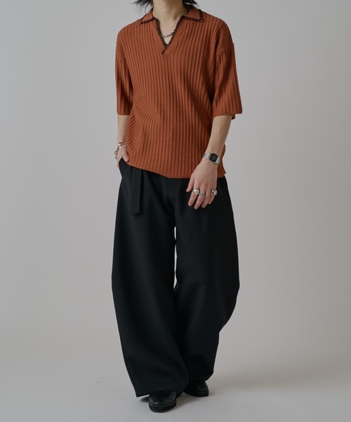 Lui's(ルイス)の「スキッパーステッチニット(ニット/セーター・メンズ・ホワイト/ブラウン/ブラック・S/M)」の22枚目の写真