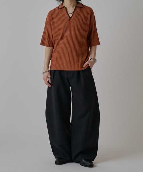 Lui's(ルイス)の「スキッパーステッチニット(ニット/セーター・メンズ・ホワイト/ブラウン/ブラック・S/M)」の10枚目の写真