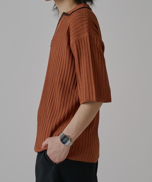 Lui's(ルイス)の「スキッパーステッチニット(ニット/セーター・メンズ・ホワイト/ブラウン/ブラック・S/M)」の20枚目の写真