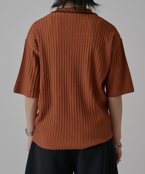 Lui's(ルイス)の「スキッパーステッチニット(ニット/セーター・メンズ・ホワイト/ブラウン/ブラック・S/M)」の21枚目の写真