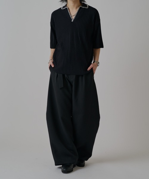 Lui's(ルイス)の「スキッパーステッチニット(ニット/セーター・メンズ・ホワイト/ブラウン/ブラック・S/M)」の16枚目の写真