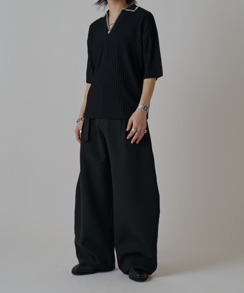 Lui's(ルイス)の「スキッパーステッチニット(ニット/セーター・メンズ・ホワイト/ブラウン/ブラック・S/M)」の17枚目の写真