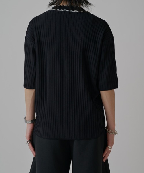 Lui's(ルイス)の「スキッパーステッチニット(ニット/セーター・メンズ・ホワイト/ブラウン/ブラック・S/M)」の15枚目の写真