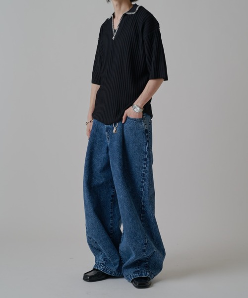 Lui's(ルイス)の「スキッパーステッチニット(ニット/セーター・メンズ・ホワイト/ブラウン/ブラック・S/M)」の20枚目の写真