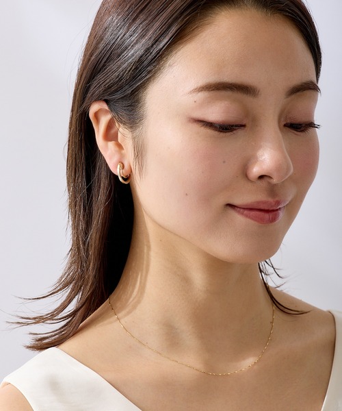 CALIN STANDARD(カリンスタンダード)の「◆金属アレルギー対応◆◆made in japan◆【痛くない】【落ちにくい】【ストレスフリーな着け心地】プレーン グランループフィットイヤリング(イヤリング・レディース・シルバー/ゴールド・FREE)」の5枚目の写真