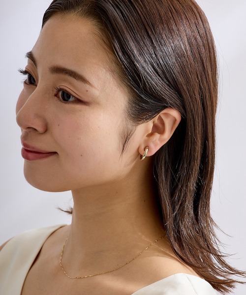 CALIN STANDARD(カリンスタンダード)の「◆金属アレルギー対応◆◆made in japan◆【痛くない】【落ちにくい】【ストレスフリーな着け心地】プレーン グランループフィットイヤリング(イヤリング・レディース・シルバー/ゴールド・FREE)」の21枚目の写真