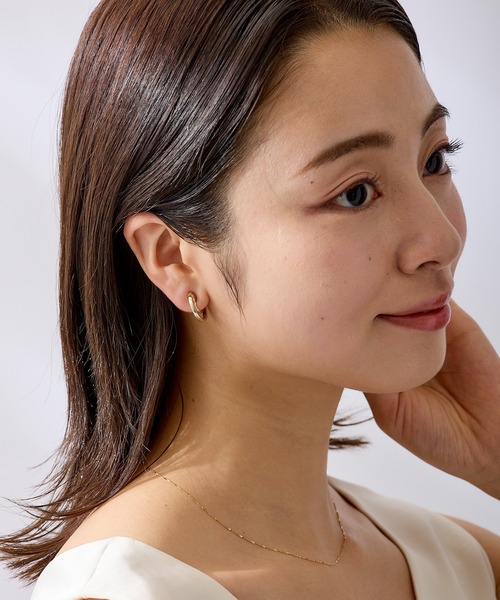 CALIN STANDARD(カリンスタンダード)の「◆金属アレルギー対応◆◆made in japan◆【痛くない】【落ちにくい】【ストレスフリーな着け心地】プレーン グランループフィットイヤリング(イヤリング・レディース・シルバー/ゴールド・FREE)」の22枚目の写真