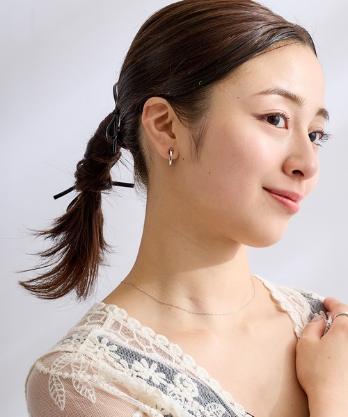 CALIN STANDARD(カリンスタンダード)の「◆金属アレルギー対応◆◆made in japan◆【痛くない】【落ちにくい】【ストレスフリーな着け心地】プレーン グランループフィットイヤリング(イヤリング・レディース・シルバー/ゴールド・FREE)」の14枚目の写真