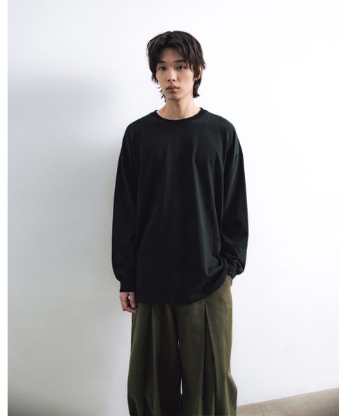 ANGLAN（アングラン）の「Essential Layer Long Sleeve - Black（Tシャツ/カットソー・メンズ・その他・2/1）」の4枚目の写真