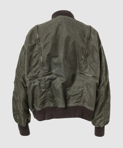 FACETASM(ファセッタズム)の「ZIPPER BUG MA-1(MA-1・メンズ・カーキ・00)」の2枚目の写真