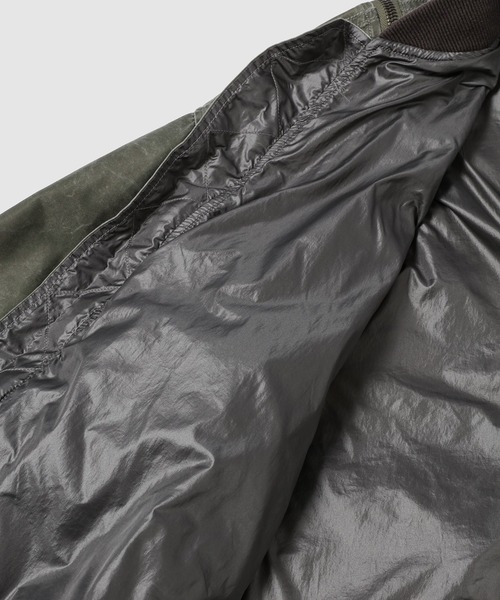 FACETASM(ファセッタズム)の「ZIPPER BUG MA-1(MA-1・メンズ・カーキ・00)」の4枚目の写真