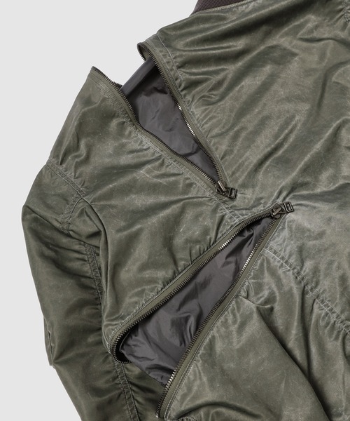 FACETASM(ファセッタズム)の「ZIPPER BUG MA-1(MA-1・メンズ・カーキ・00)」の7枚目の写真