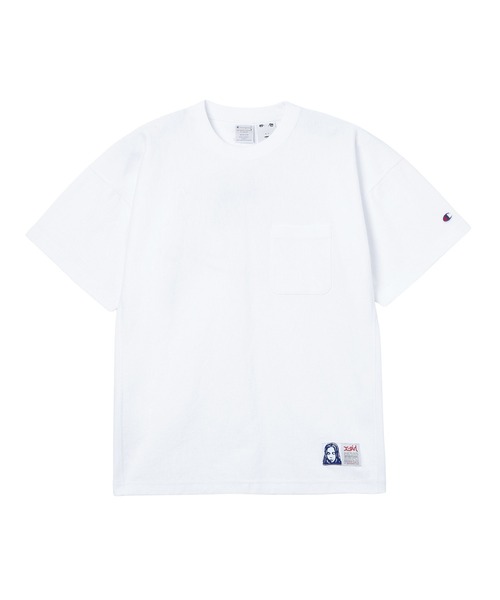 Champion for X-girl REVERSE WEAVE FACE LABEL S/S TEE（Tシャツ