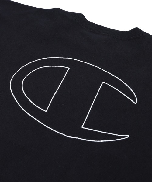 Champion(チャンピオン)の「Champion for X-girl REVERSE WEAVE FACE LABEL S/S TEE(Tシャツ/カットソー・レディース・ブラック/ライトブルー/ホワイト・S/M/L)」の16枚目の写真