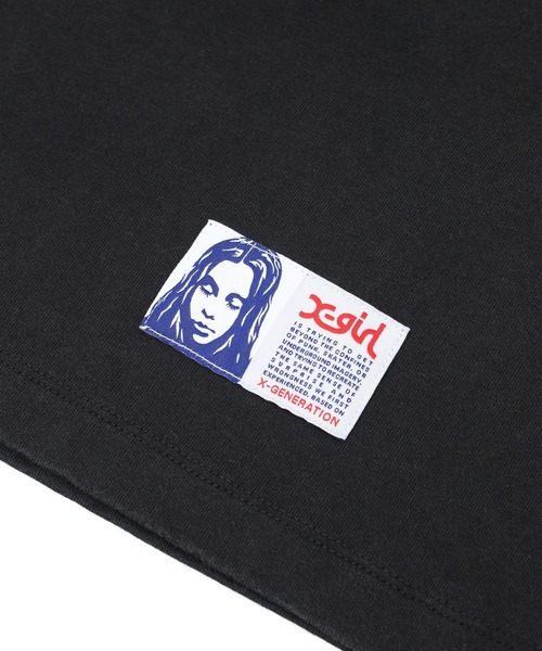Champion(チャンピオン)の「Champion for X-girl REVERSE WEAVE FACE LABEL S/S TEE(Tシャツ/カットソー・レディース・ブラック/ライトブルー/ホワイト・S/M/L)」の18枚目の写真