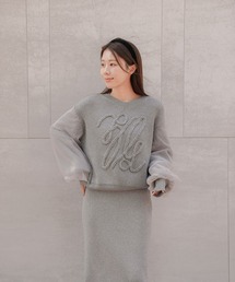 APRILY（アプリリー）の「ロゴニットセットアップ（ニット/セーター）」