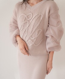 APRILY（アプリリー）の「ロゴニットセットアップ（ニット/セーター）」