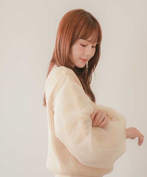 APRILY(アプリリー)の「ロゴニットセットアップ(ニット/セーター・レディース・グレー/ピンク・FREE)」の12枚目の写真